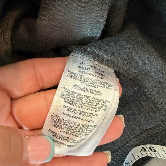 Columbia Vest Men's XL Charcoal Gray Fleece Full Zip-Up Front w/ Zipper Pockets - Picture 6 of 7